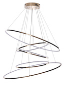 Lampa wisząca duże okręgi złote WHEEL XXL GO AZZARDO AZ3138