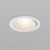 Lampa wbudowana oczko ruchome białe Lens IP44 LED 3000K Maytoni DL105-12W3K-W