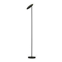 Czarna prosta lampa podłogowa LED CARPA FLOOR DIMM BK AZZARDO AZ5908