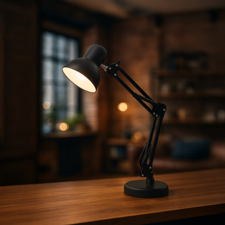 Lampka biurkowa Nexa Czarny 1xE27 Milagro ML1638