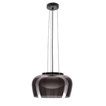 Lampa wisząca o średnicy 38cm z dymionym i białym kloszem INSIEME 38 1xGX53 Candellux Studio 31-50861