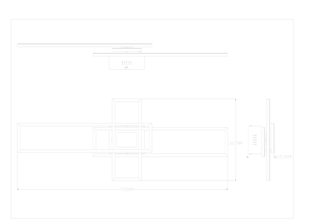 Lampa sufitowa LUMENZ LED Zuma Line MS243-BK