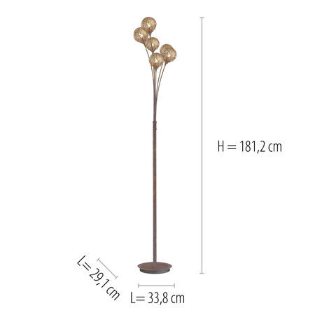 Lampa podłogowa GRETA Paul Neuhaus 398-48