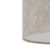 Lampa wisząca z abażurem w szarym kolorze 40cm 1xE27 CEDRO S Nowodvorski 11664