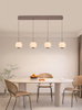 Lampa wisząca czwórka prosta LED Luberon kaszmirowa Aviano Lighting 7051-413