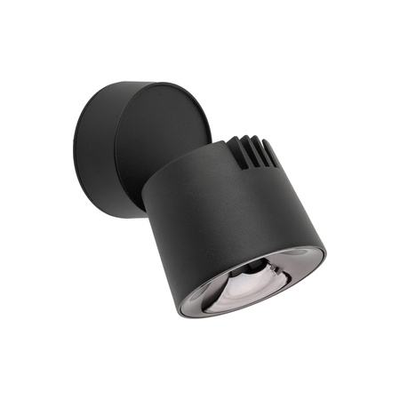 Czarna oprawa natynkowa ruchoma tuba LED 3000K KYOTO BLACK 12W Tk Lighting 18137