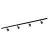 Zestaw szynowy Marvi TR Blake w kolorze czarnym 4 źródła światła Italux 920421-4-BL-SET
