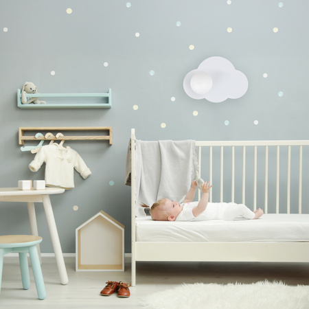 Biały kinkiet chmurka CLOUD NEW WHITE 1xG9 LED MAX 8W Tk Lighting 11267