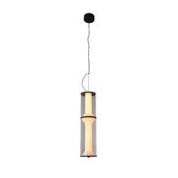 Lampa wisząca szklana tuba Aeris 2 transparentna LED CCT Light Prestige LP-2137/2P TR