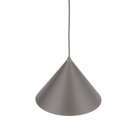 Lampa wisząca metalowy stożek w odcieniu brązu 26cm CONO M NEW BROWN 1XE27 Tk Lighting 11376