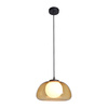 Lampa wisząca Ainale 1xG9 Italux PND-54637-1-BK-YLL