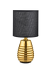 Mała lampka stołowa czarno-złota Zuma Line HS8775
