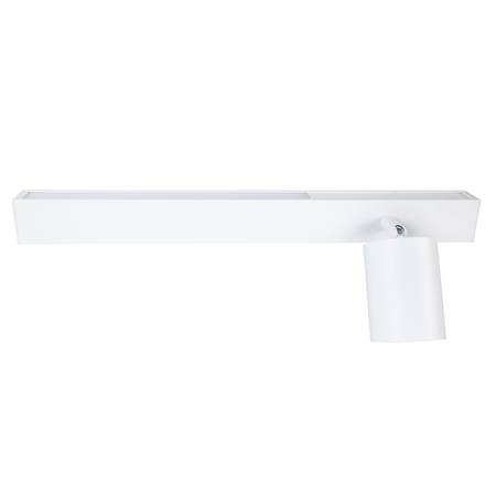 Kinkiet Magnet 9W+1xGU10 3000/4000K Biały Prawy Milagro ML1128