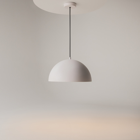 Biała metalowa lampa wisząca o średnicy 35cm 1xE27 Basic colors MOD168PL-01W Maytoni