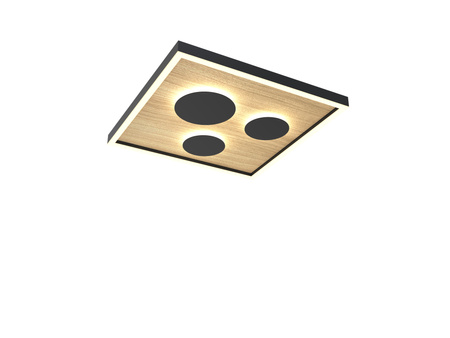 Lampa sufitowa, plafon DIJON 40cm LED Wofi Premium 9012-306S ze ściemniaczem