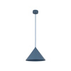 Niebieska stożkowa lampa wisząca o średnicy 26cm CONO M NAVY 1XE27 Tk Lighting 11414