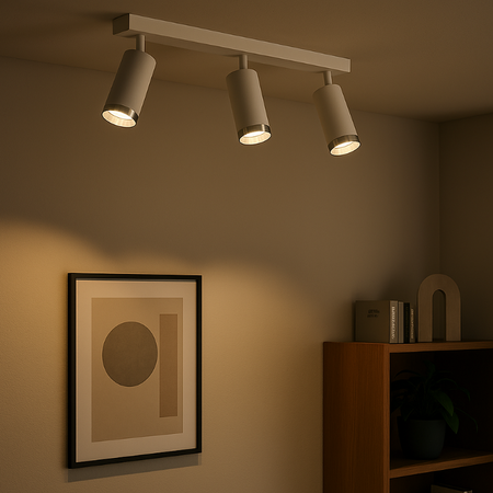 Oprawa Mica Spot Biały + Chrom 3xGU10 Milagro ML2099