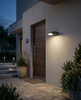 Ciemnoszary kinkiet elewacyjny LED IP54 NOVARA GREY Kaja Lighting  K-8256