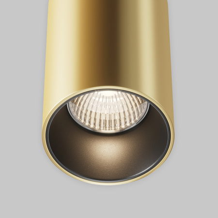 Lampa wisząca złota matowa tuba Efir LED 3000K Maytoni P089PL-25W3K-MG