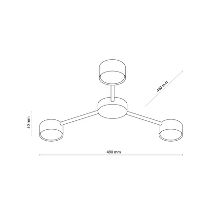 Lampa sufitowa AVIA TK Lighting 4689