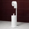 Biały stojak na papier toaletowy KS-57 PAPER STAND z serii KAJA HOME