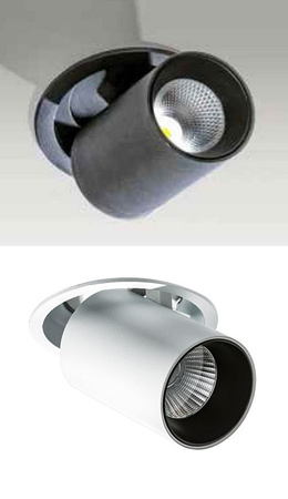 Oprawa wpuszczana tuba LUNA 15W DIMMABLE LED Azzardo AZ2829 AZ2828 kolor do wyboru