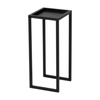 Czarny minimalistyczny kwietnik KS-07 KWIETNIK ECO M z serii KAJA HOME