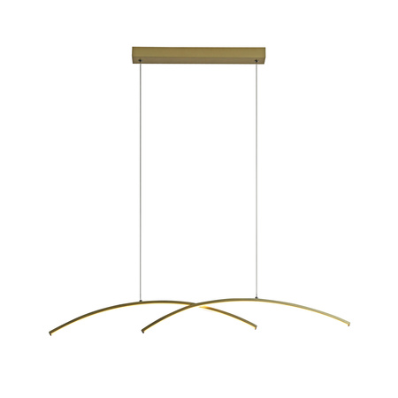 Lampa wisząca LED złota Samola Italux PND-15504-1-GD