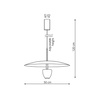 Lampa wisząca Ufo L czarna LED CCT Light Prestige LP-0408/1P L BK