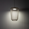 Lampa wisząca druciana z wysokim cylindrycznym beżowym kloszem 1xGX53 KENAI B Nowodvorski 12222