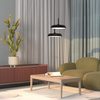 Lampa wisząca czarna LED 3000K z długim przewodem Gerhard MOD189PL-L18B3K1 Maytoni