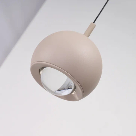 Lampa wisząca beżowa GAMBO PENDANT CCT SWITCH BEIGE Azzardo AZ7034