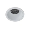 Biała okrągła oprawa podtynkowa TINO R 15W CCT SWITCH WH Azzardo AZ7020
