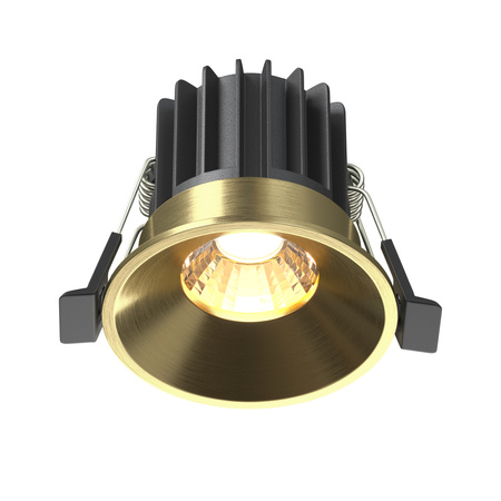 Okrągłe oczko sufitowe podtynkowe 6cm Round DL058-7W3K-BS Maytoni