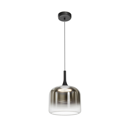 Lampa wisząca szklany dymiony klosz 28cm LED 3000K Spirito MOD286PL-L18B3K Maytoni