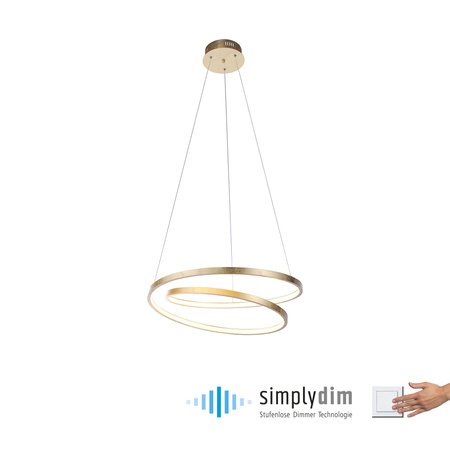 Lampa wisząca ROMAN 55cm LED Paul Neuhaus 2472-12 ze ściemniaczem