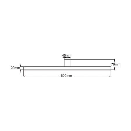 Kinkiet Nevada 60 cm biały IP44 LED 4000K Light Prestige LP-778/1W L WH