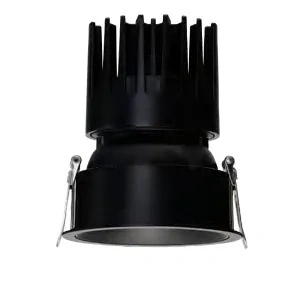 Czarne oczko sufitowe MIRT IP65 15W 4000K BK AZZARDO AZ7097