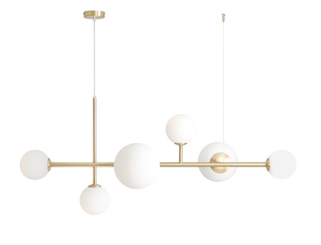 Lampa wisząca DIONE 6 BRASS Aldex 1092K40