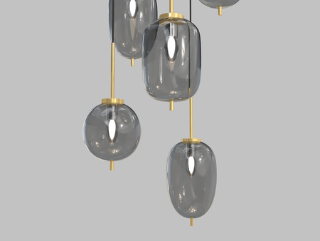 Lampa wisząca piątka Belleville Aviano Lighting 5007-502 