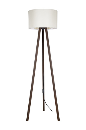 Lampa podłogowa PIKO E27 Zuma Line ASZ.1608 - trójnóg drewniany