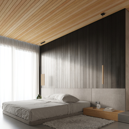 Lampa wisząca tuba drewno PASTELO 5P Sollux SL.1270