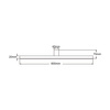 Kinkiet Nevada 60 cm biały IP44 LED 4000K Light Prestige LP-778/1W L WH
