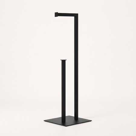 Czarny, metalowy stojak na papier KS-44 PAPER STAND z serii KAJA HOME