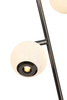 Lampa stojąca dwójka LED Luberon czarny chrom Aviano Lighting 8051-205