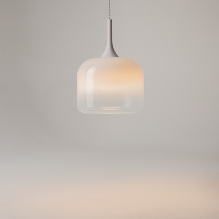 Szklana biała lampa wisząca do salonu LED 3000K Spirito MOD286PL-L18W3K Maytoni