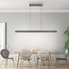 Lampa wisząca liniowa LED rozsuwana 100-160cm CIEMNOMENTALOWO-BRĄZOWY ADRIANA ROUND Paul Neuhaus 2577-34  