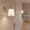 Pojedyńczy stylowy chromowany kinkiet Pafos 1xE27 Milagro ML2259