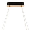 Lampa wisząca owalna Deluxe 120x35cm 44W LED Milagro ML2782