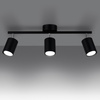 Lampa sufitowa LEMMI czarna Sollux SL.1128